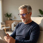 Lunettes rétro carrées anti-lumière bleue