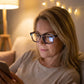 Lunettes rétro carrées anti-lumière bleue