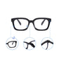 Lunettes rétro carrées anti-lumière bleue
