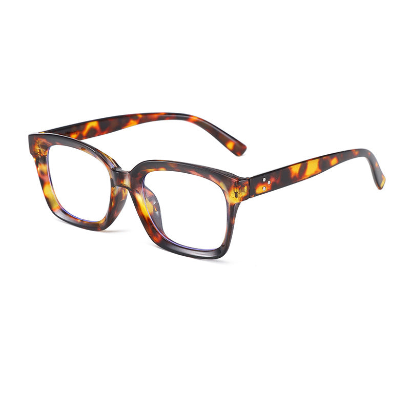 Lunettes rétro carrées anti-lumière bleue
