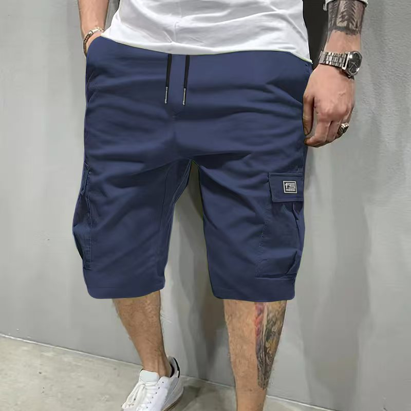 🩳 50% DE RÉDUCTION 💥 Short cargo léger à cordon – Tissu respirant, multi-poches & coupe confort – Parfait pour le quotidien, les voyages ou les journées actives – polyvalent et pratique 👖