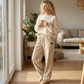 ✨💓Pantalon large en velours côtelé pour femme avec cordon de serrage🔥