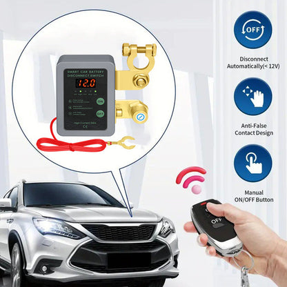 Interrupteur antivol de déconnexion de batterie de voiture avec télécommande