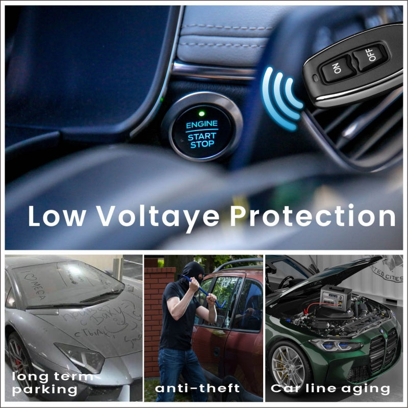 Interrupteur antivol de déconnexion de batterie de voiture avec télécommande