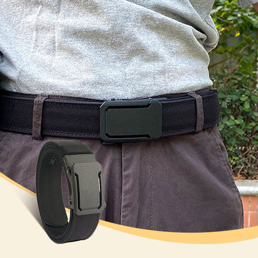 Ceinture tactique à boucle métallique à dégagement rapide
