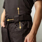 Ceinture tactique à boucle métallique à dégagement rapide