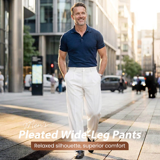 👖 61% DE RÉDUCTION ! ✨ Pantalon Ample à Pinces Décontracté pour Homme – Coupe Élégante, Confortable & Look Polyvalent 🔷