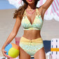 💃DERNIER JOUR 56 % DE RÉDUCTION !!✨Bikini sexy à imprimé et bretelles nouées dans le cou