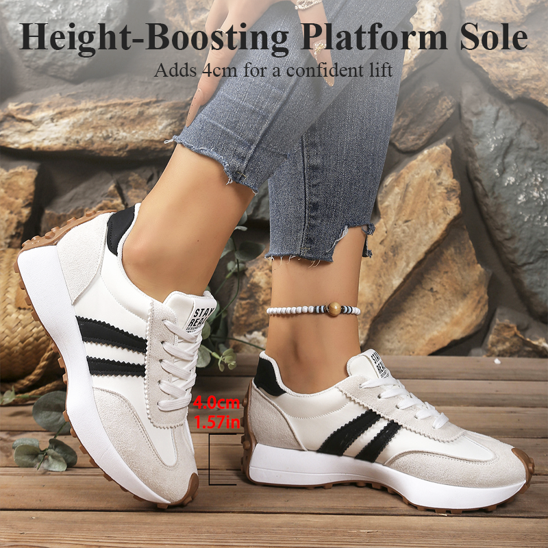 💎 58% DE RÉDUCTION ! 💎 Baskets Épaisses Antidérapantes Décontractées pour Femmes – Confort Toute la Journée, Semelle Amortie & Style Polyvalent 🏃‍♀️👟