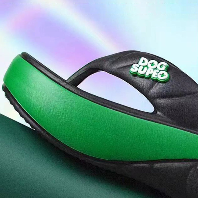 💎 50% DE RÉDUCTION ! 💎 Tongs à Plateforme Bicolores pour Femmes – Semelle Épaisse, Confort EVA & Style Été 2026 🌸👡