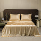 💎50% DE RÉDUCTION💎Drap Plat en Satin Uni – Toucher Extrêmement Doux, Sensation Apaisante & Idéal pour le Sommeil😴✨