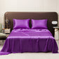 💎50% DE RÉDUCTION💎Drap Plat en Satin Uni – Toucher Extrêmement Doux, Sensation Apaisante & Idéal pour le Sommeil😴✨