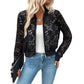 🔥Nouveautés et offres spéciales - Veste légère à lacets et fermeture éclair pour femme