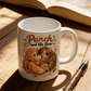 ☕🐒Tasse en céramique de singe mignon "Punch and His Bear"