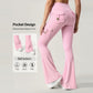 🐰✨Pantalon de yoga évasé à taille haute pour femme avec poches