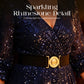 Robe longue à paillettes et col en V pour femme