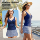 Maillot de bain deux pièces gainant pour femme