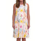💥 Offre spéciale : 53 % de réduction 💥 Robe sans manches plissée à imprimé floral pour femme