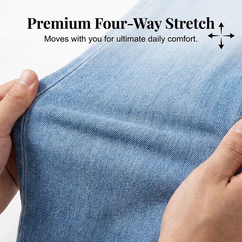 💎 50% DE RÉDUCTION ! 💎 Jean Évasé Stretch Taille Haute pour Femme – Effet Push-Up, Tissu 4 Sens & Silhouette Allongée