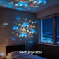 📢🌊✨ PROMO -50% ! Projecteur LED Rotatif Dynamique – Effet Océan, Luminosité Réglable & Rotation 360° (Rechargeable USB)