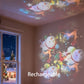 📢🌊✨ PROMO -50% ! Projecteur LED Rotatif Dynamique – Effet Océan, Luminosité Réglable & Rotation 360° (Rechargeable USB)