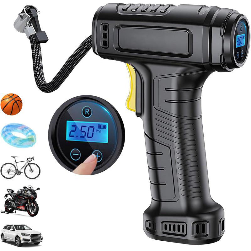 💎 55% DE RÉDUCTION ! 💎 Compresseur d’Air Portable Sans Fil avec Affichage Numérique – Gonflage Rapide, Préréglage Intelligent & Lampe LED 🔋🚗