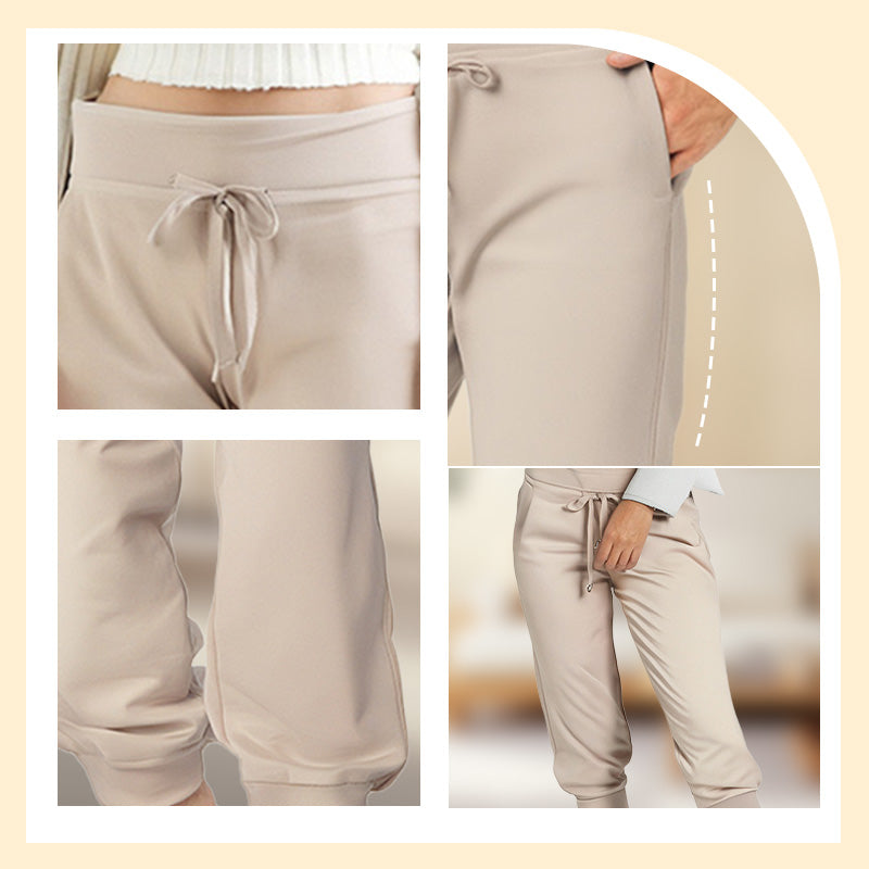 💎 54% DE RÉDUCTION ! 💎 Pantalon de Jogging 3/4 Taille Haute – Coupe Slim, Cordon Ajustable & Poches Pratiques (6 Couleurs, S–3XL) 👖🌸
