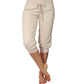 💎 54% DE RÉDUCTION ! 💎 Pantalon de Jogging 3/4 Taille Haute – Coupe Slim, Cordon Ajustable & Poches Pratiques (6 Couleurs, S–3XL) 👖🌸