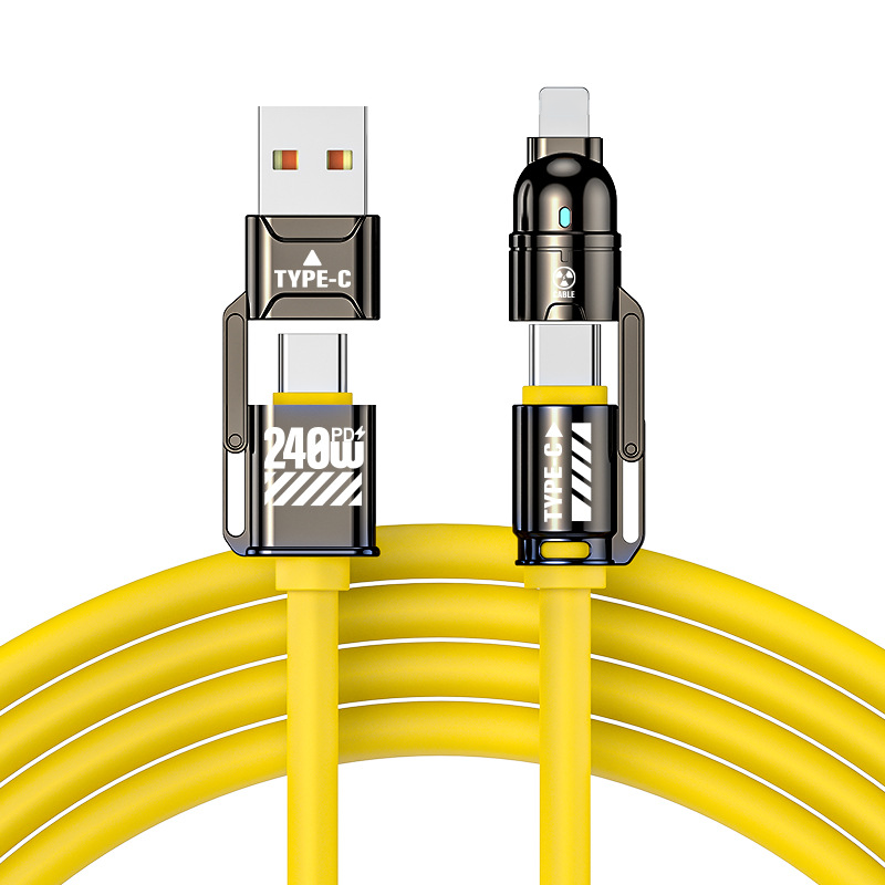 Câble de charge rapide 4-en-1 haute puissance