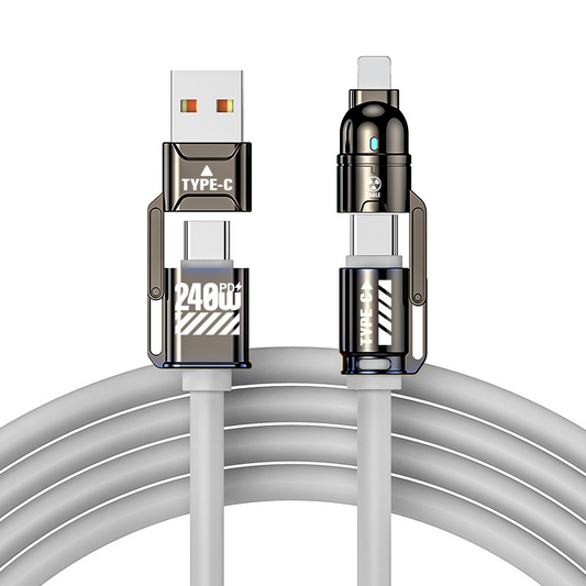 Câble de charge rapide 4-en-1 haute puissance