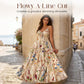 💐50% DE RÉDUCTION ! Robe Midi à Bretelles Fines – Chic en Ville comme à la Plage 🏖️✨【Prix Doux】