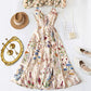 💐50% DE RÉDUCTION ! Robe Midi à Bretelles Fines – Chic en Ville comme à la Plage 🏖️✨【Prix Doux】