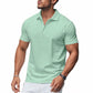 📢📢50 % de réduction !! ⏰T-shirt à col et manches courtes à séchage rapide pour homme
