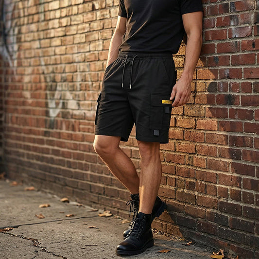 🔥SOLDES D'ÉTÉ 2026🔥 Short cargo décontracté pour homme avec cordon de serrage à la taille
