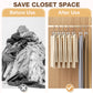 Porte-vêtements Invisibles Multi-Pinces | Pour un Balcon Range 👚