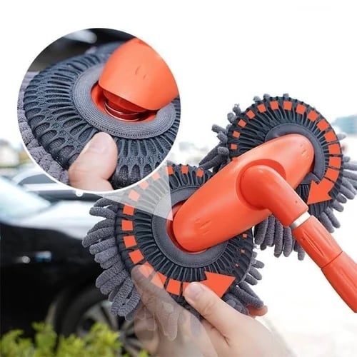 📢📢50 % de réduction !! ⏰Brosse rétractable double couche pour le lavage de voiture