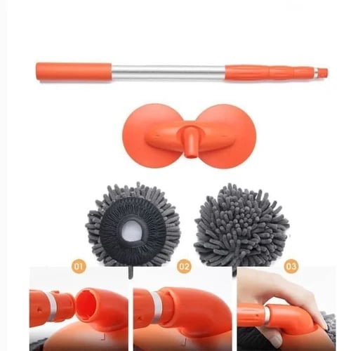 📢📢50 % de réduction !! ⏰Brosse rétractable double couche pour le lavage de voiture