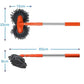 📢📢50 % de réduction !! ⏰Brosse rétractable double couche pour le lavage de voiture