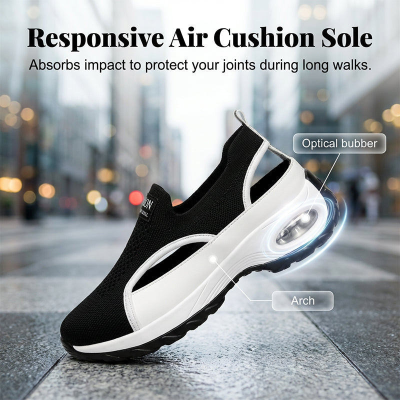 Chaussures respirantes ajourées à enfiler pour femmes