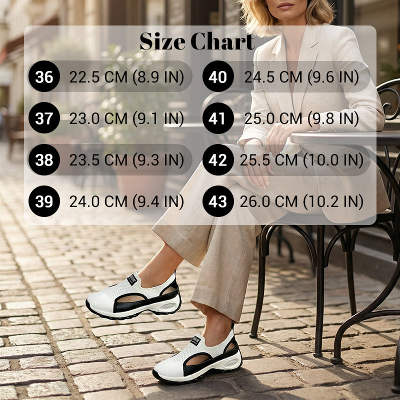 Chaussures respirantes ajourées à enfiler pour femmes