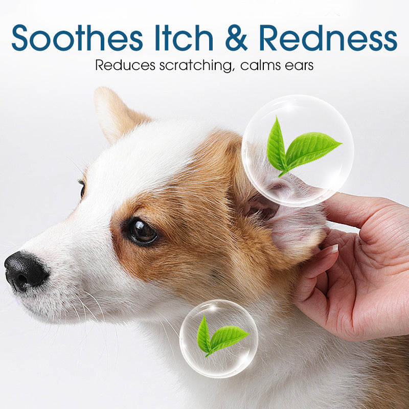 🐶🐱 Nettoyant pour oreilles, soulage les démangeaisons chez les chiens et les chats