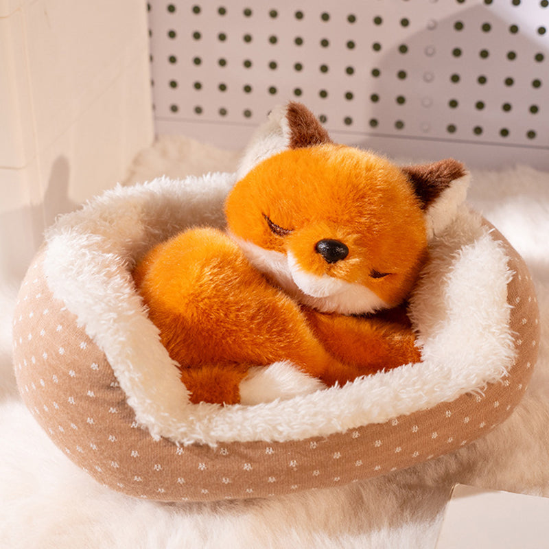 🏠 Adorable peluche animal endormi 🐾 Le compagnon idéal pour l'heure du coucher