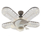 Pour vous garder au frais et éclatant 🌬️💡 Ventilateur de plafond LED à 5 pales effet cristal