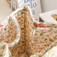 🌸 Panier de rangement portable en tissu floral : élégance vintage et praticité combinées ! 🌟