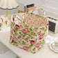 🌸 Panier de rangement portable en tissu floral : élégance vintage et praticité combinées ! 🌟