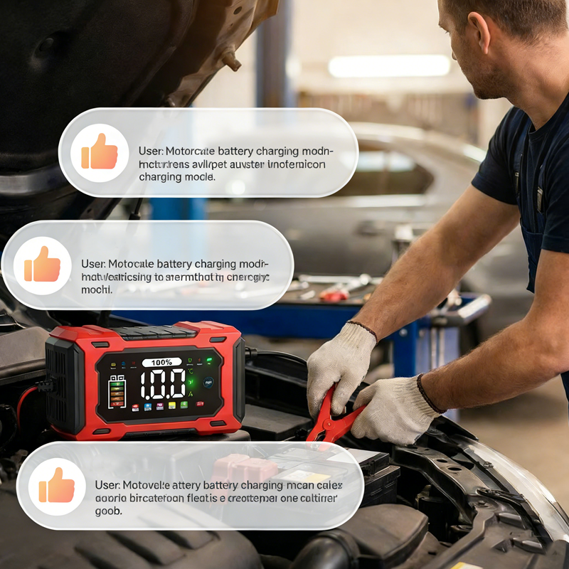 Chargeur de batterie de voiture intelligent 12 V 6 A avec fonction de réparation par impulsions