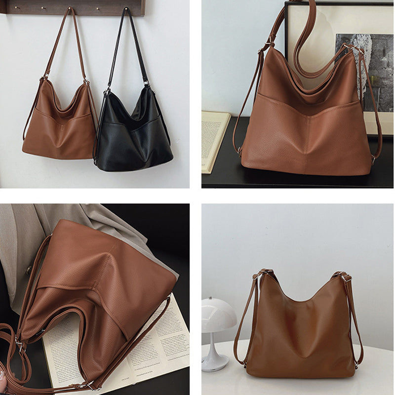 🛍️ Sacs en cuir pour femme au style décontracté et à grande capacité 🎒✨