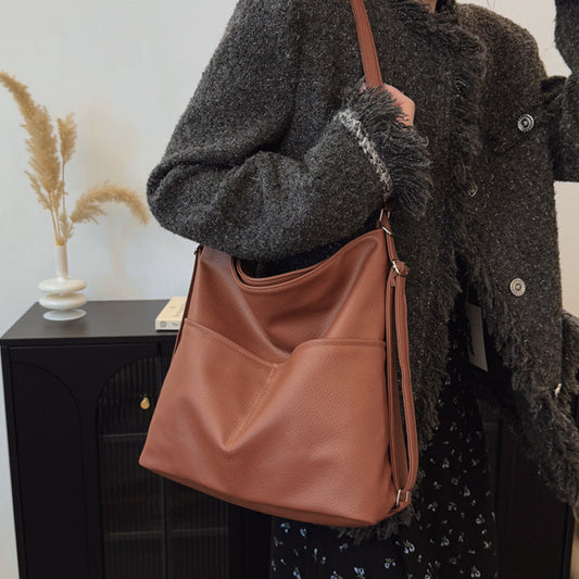 🛍️ Sacs en cuir pour femme au style décontracté et à grande capacité 🎒✨