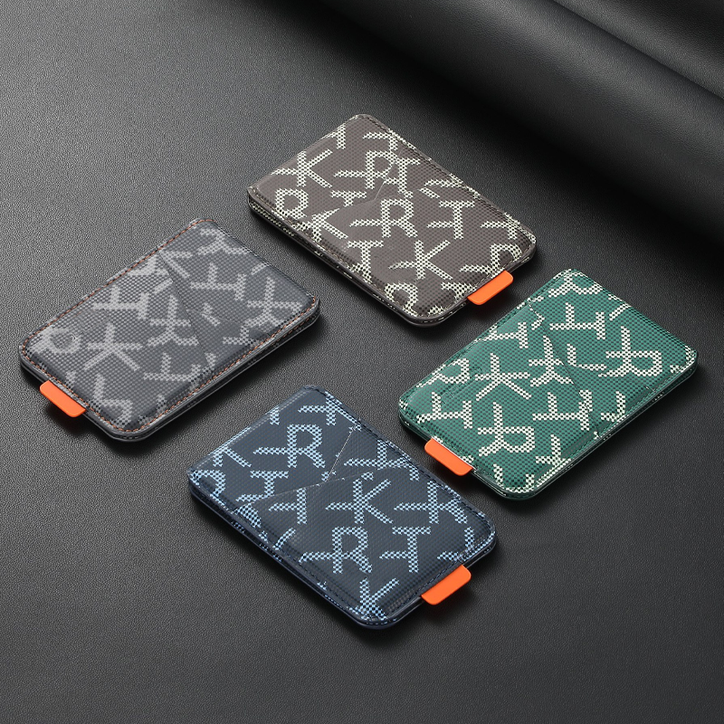 Porte-cartes magnétique pliable