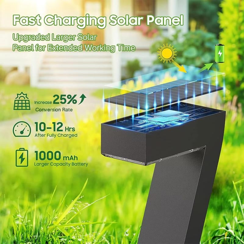⏳51 % de réduction en offre limitée⏰Lampe solaire créative et étanche pour allée🏡💡